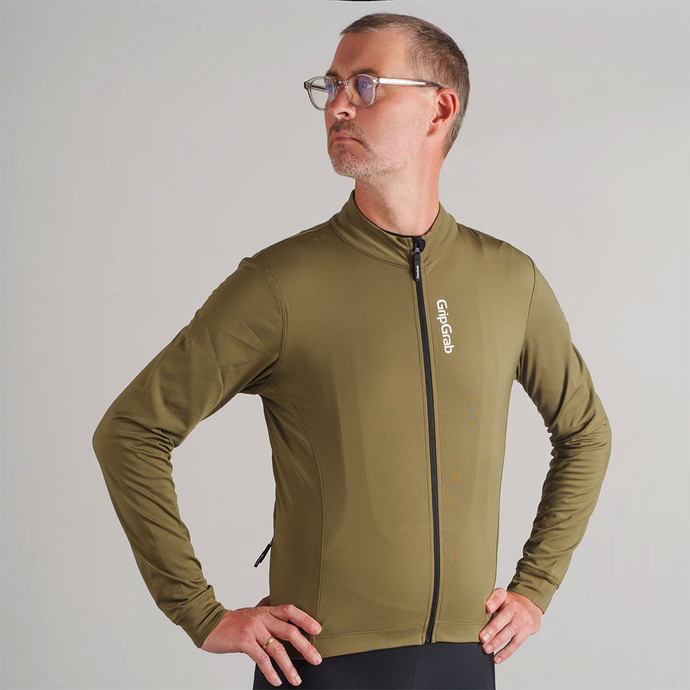 Ride Thermal - Langarmtrikot Olive Green