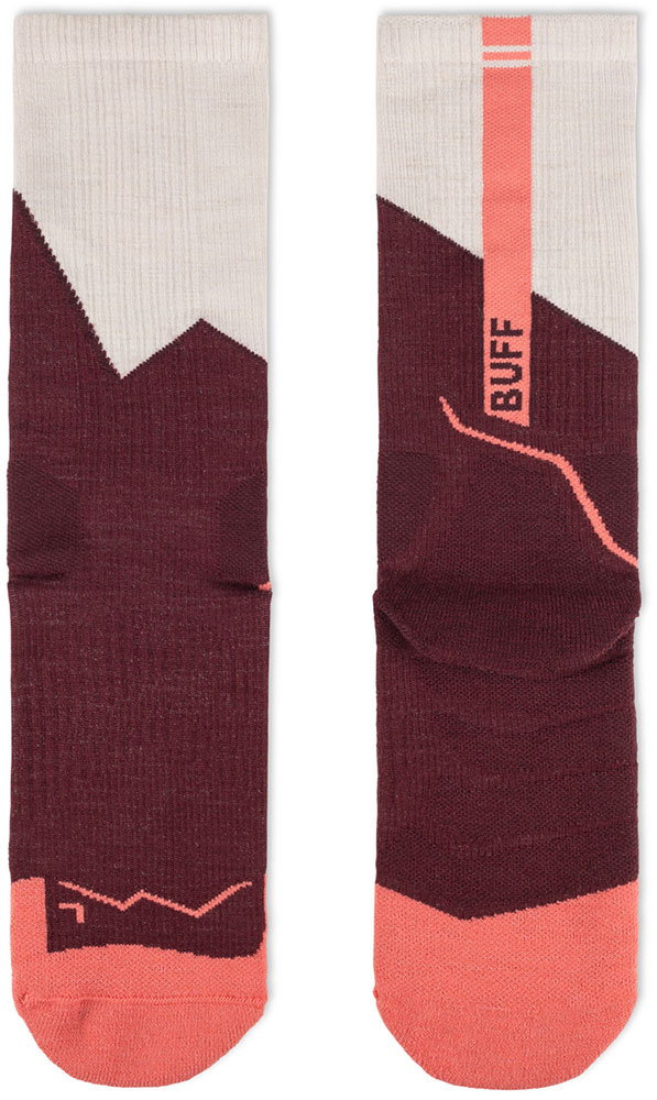 Merino Midweight Crew - skarpety trekkingowe Wine
