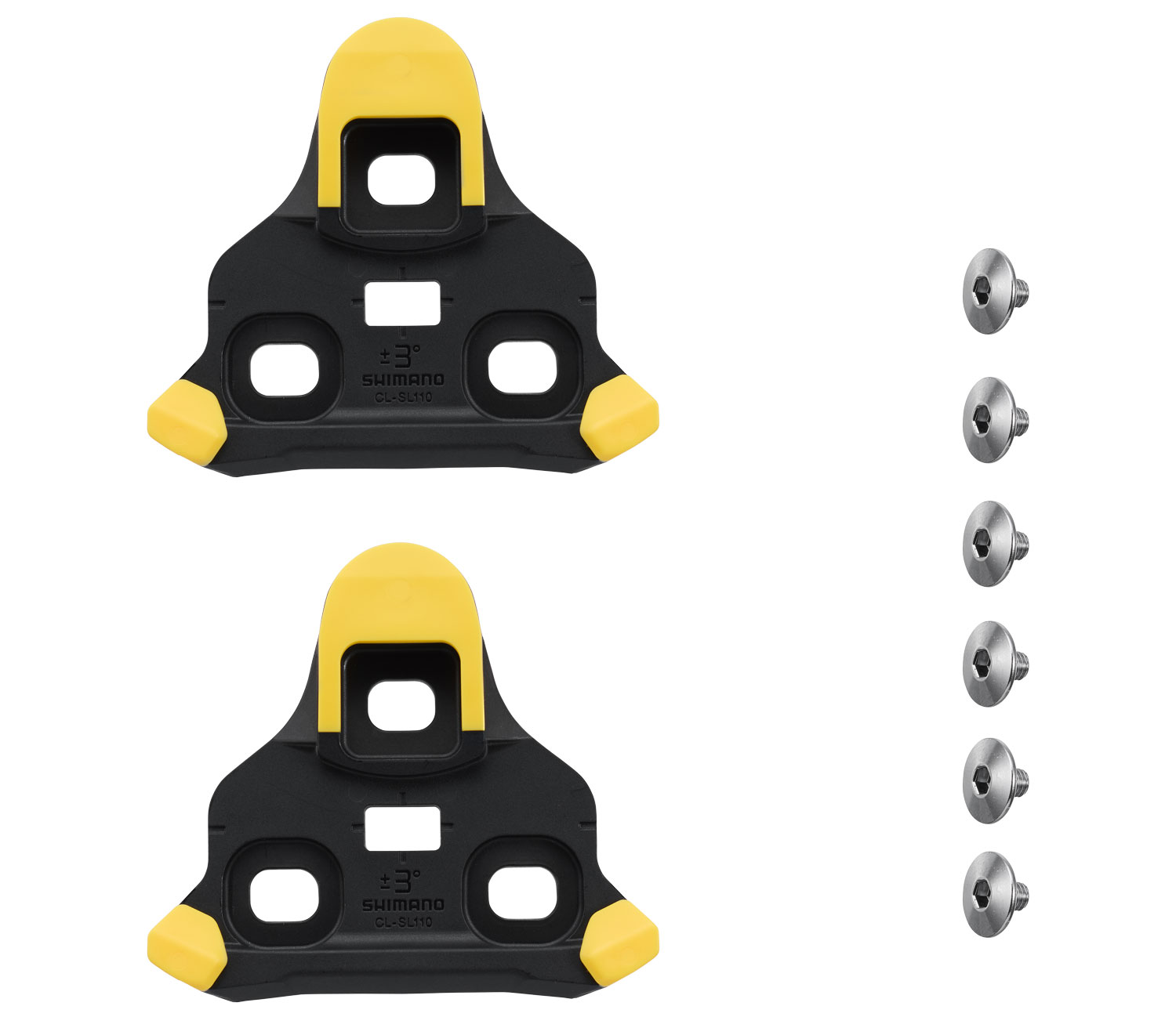 Crampons/plaques de pédale CL-SL110 SPD-SLR avec une liberté de mouvement de 3°