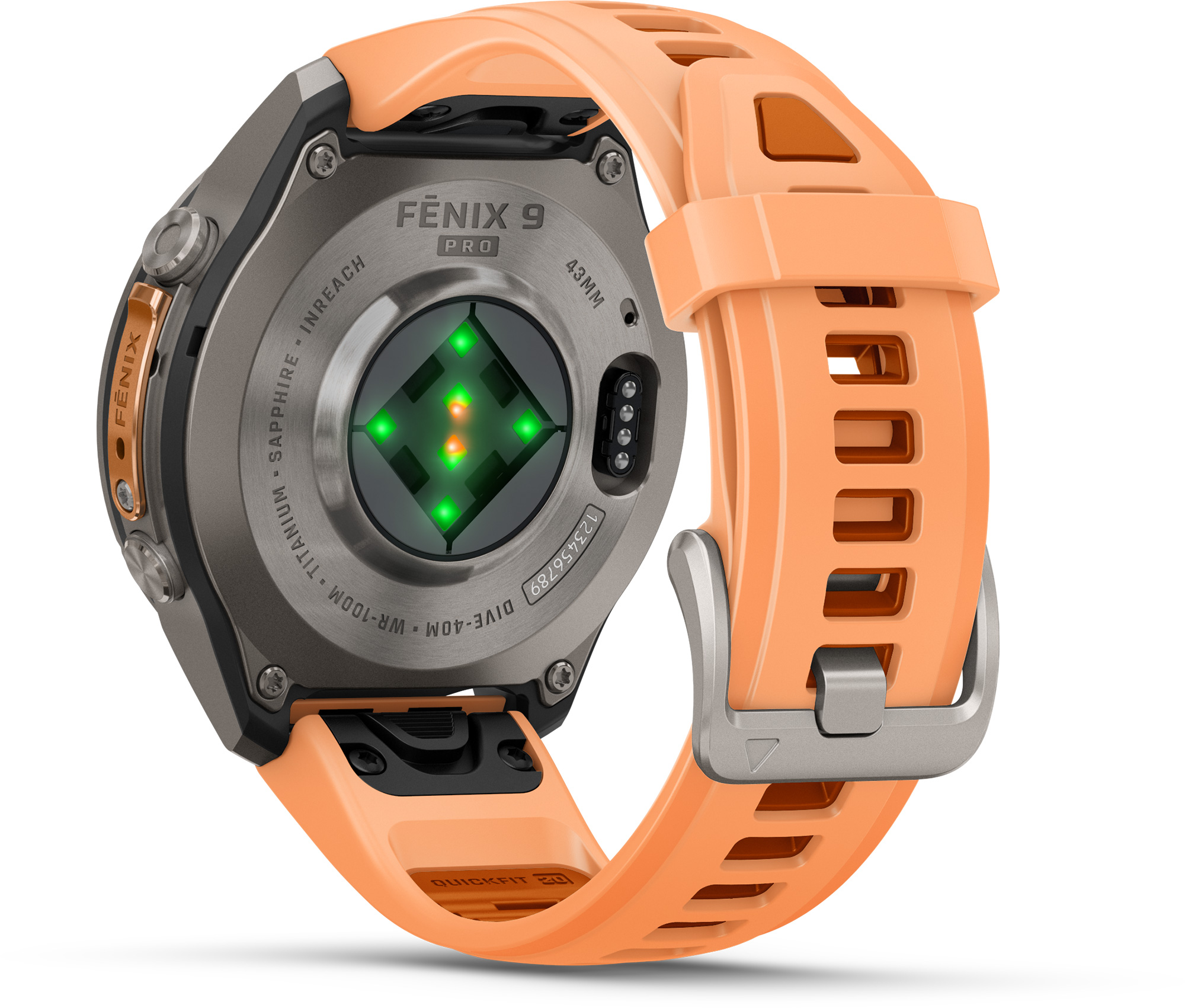 Fenix 9 Pro - inReach®, 43 mm AMOLED - GPS Multisport Smartwatch
