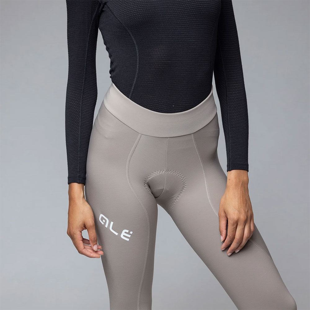 Inverno - Pantaloni da ciclismo da donna con fondello Corda Rope Grey