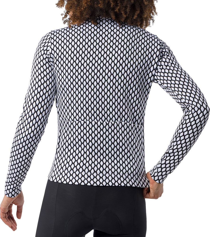 Ventra Thermal - Maillot à manches longues pour femme, noir/blanc