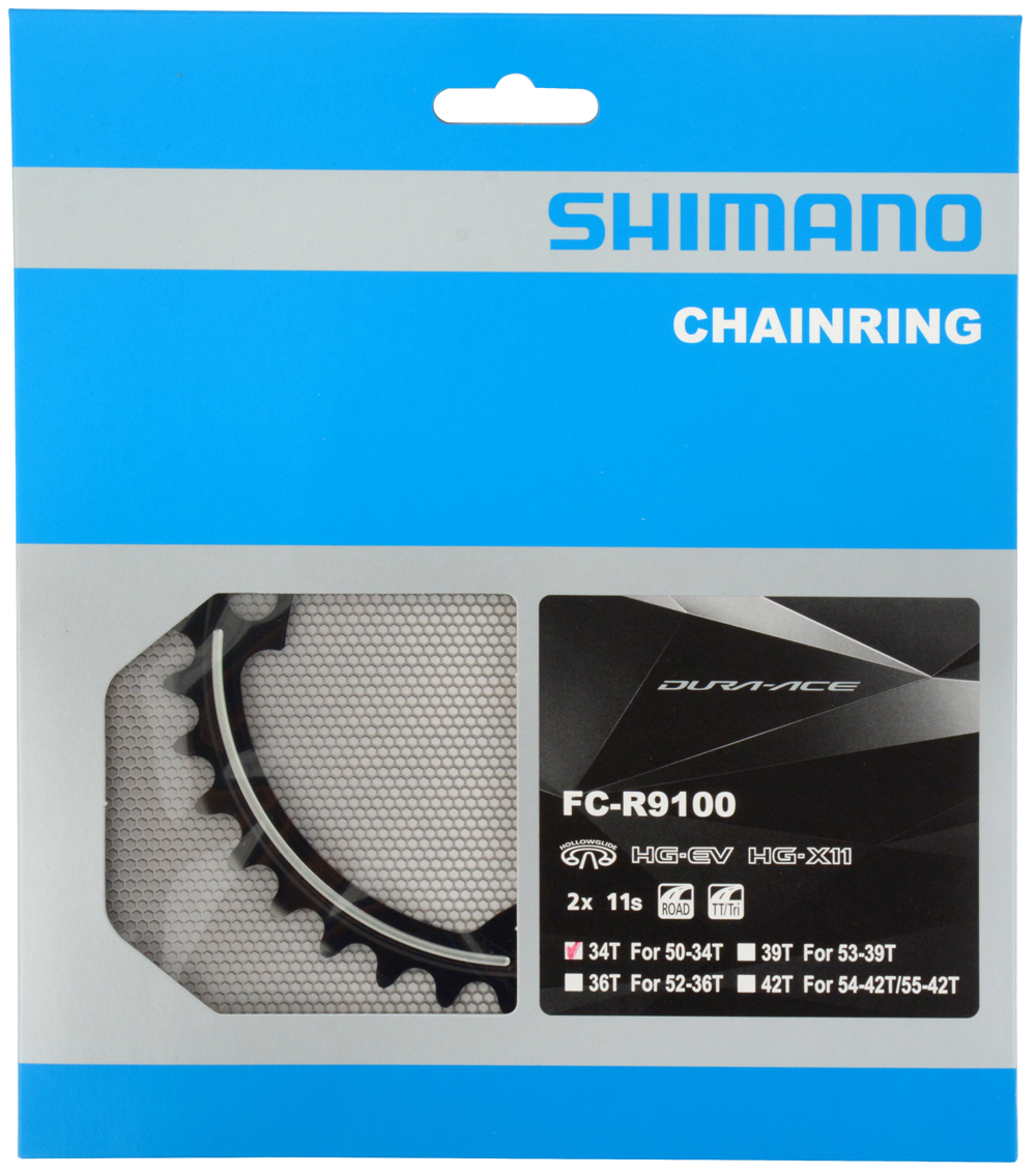 DURA-ACE FC-R9100 50-34T チェーンリング Shimano DURA-ACE FC-9100 11-Speed Chainrings - Power Meter City