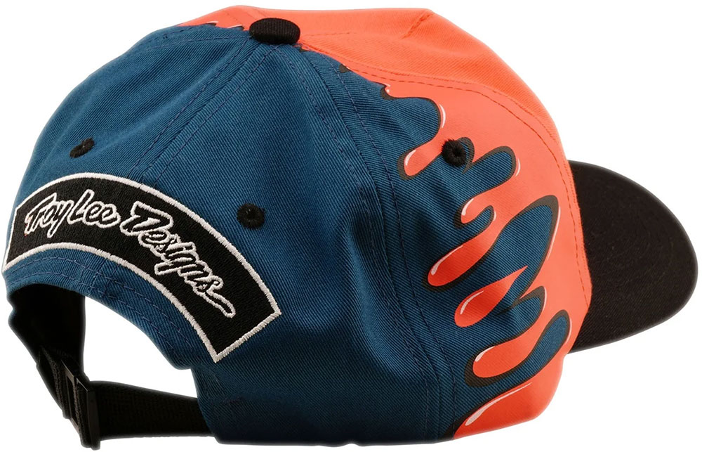 Unstructured Snapback Finish Line - Kappe Coral/Blue