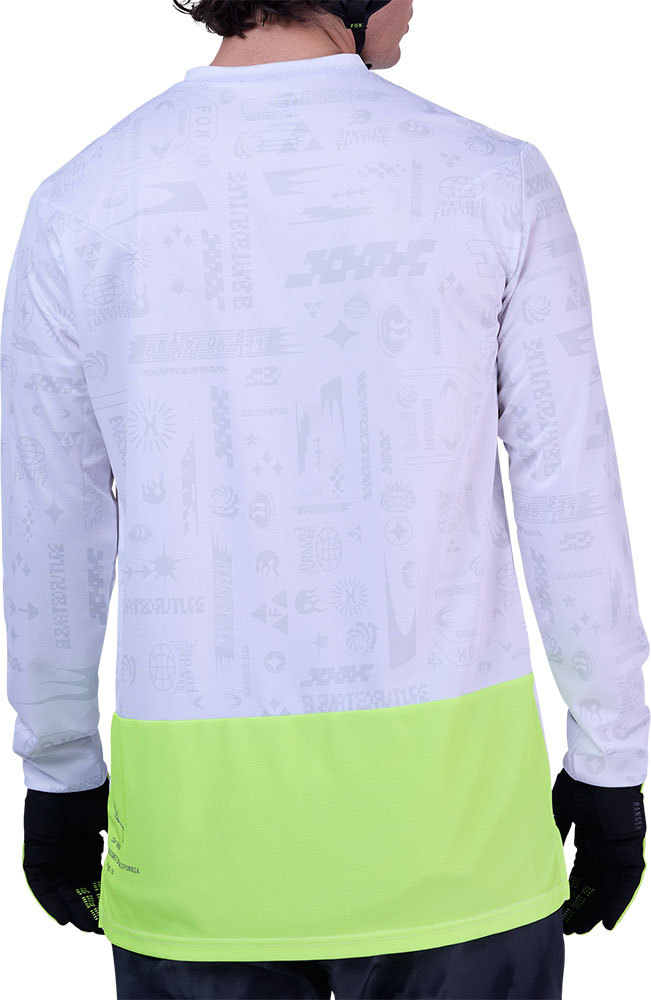 Fox Ranger Lunar DR LS Hommes T-shirt de vélo - T-shirts et maillots - Vêtements de cyclisme - Vélos - Tout