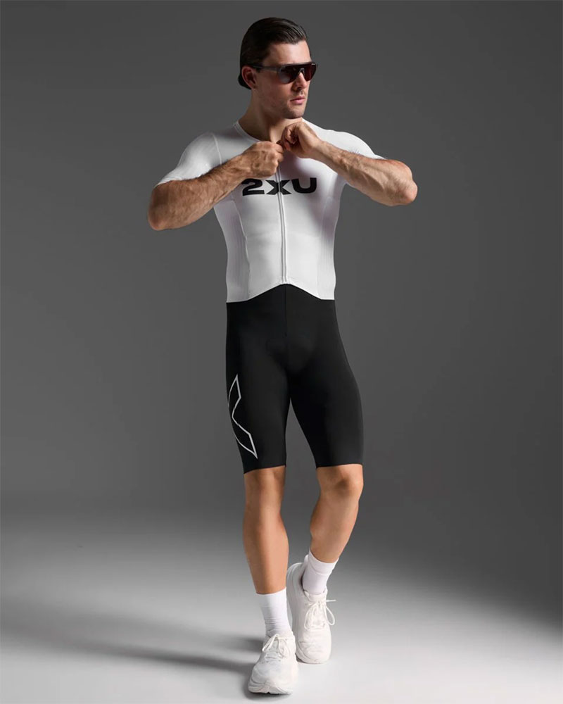 Light Speed React Sleeved - Maillot une pièce avec peau de chamois