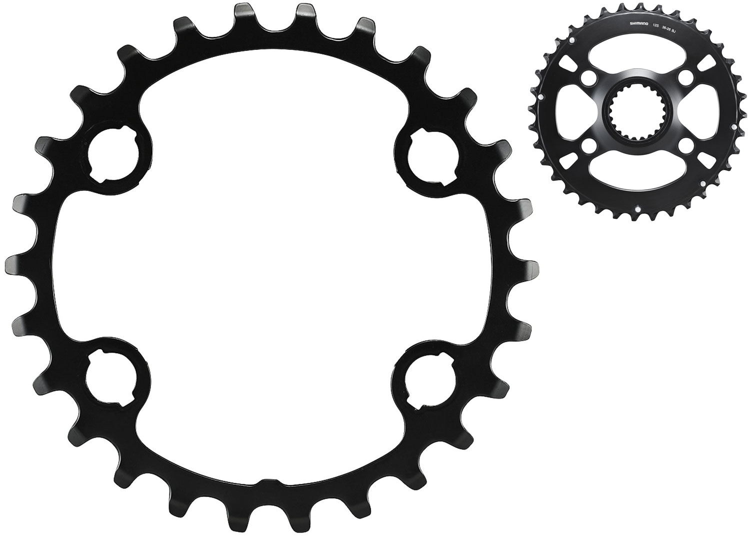 Shimano FC-MT610/610-B2 2x12-speed Chainring 12-speed | Bike-Discount