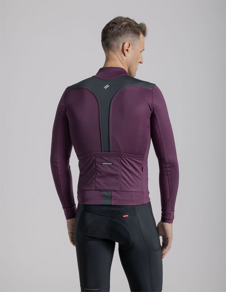 Dena Gore-Tex Windstopper - Giacca antivento bordeaux/nera