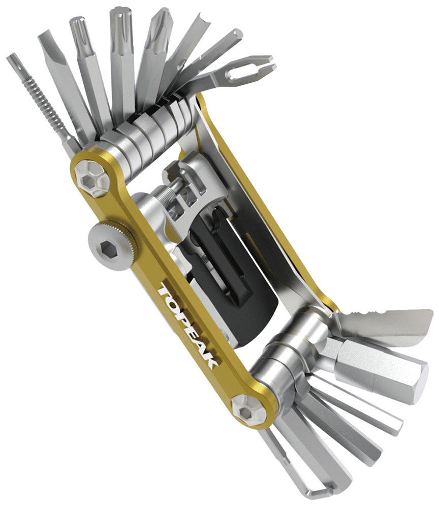 Topeak Tktt2583gd Multiherramienta Mini Pt30 30 Funciones Oro Con Bol