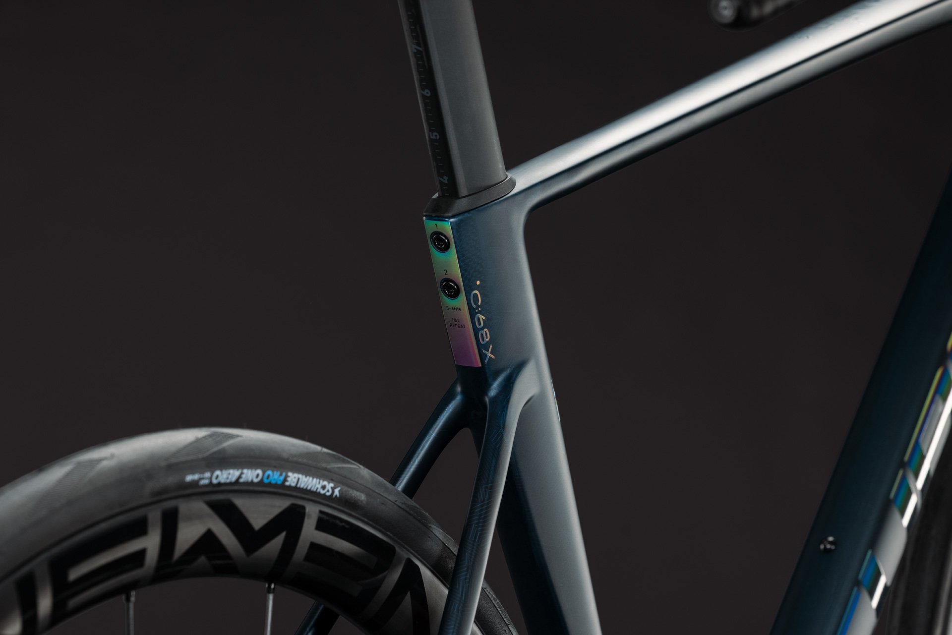 Litening AIR C:68X SLX liquidblue´n´crisscross