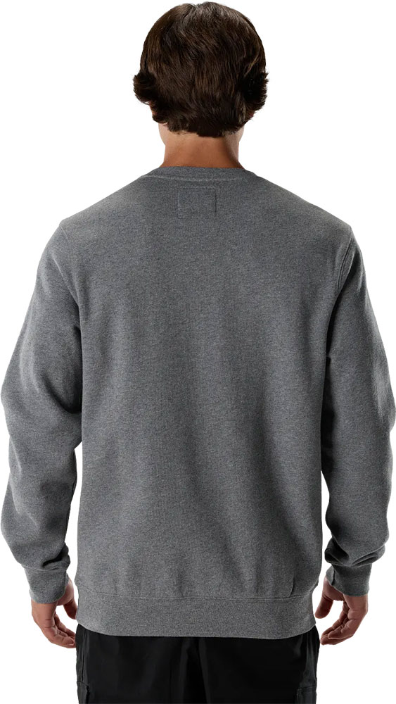 Jersey Absolute Fleece Crew - Color gris grafito jaspeado