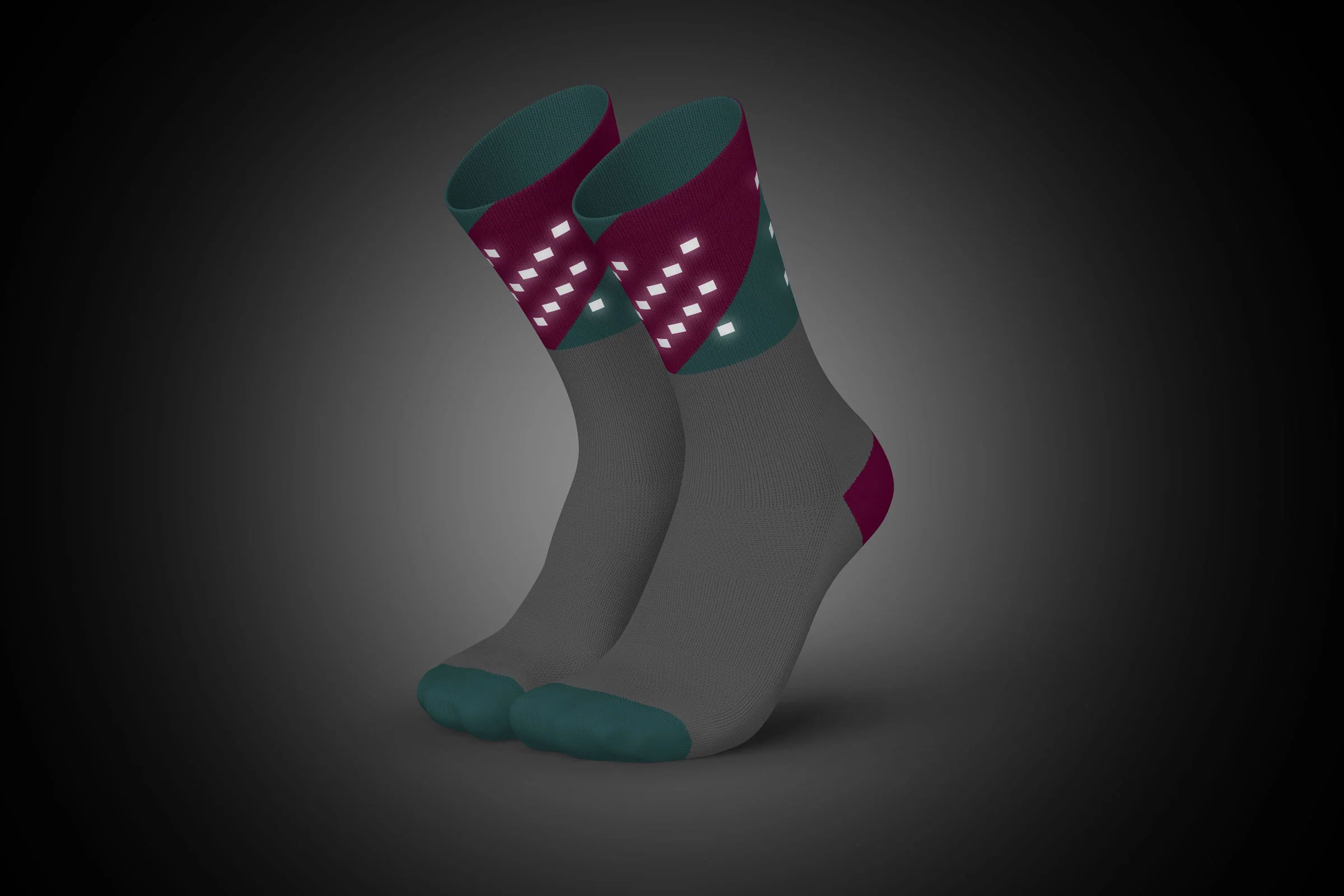 High-Viz V4 - Socken Pink MInt