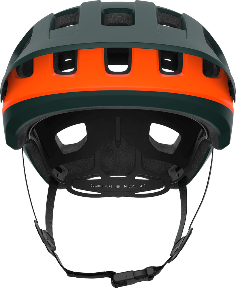 Cularis Pure - Casque de VTT vert Pargasite mat / orange fluorescent mat