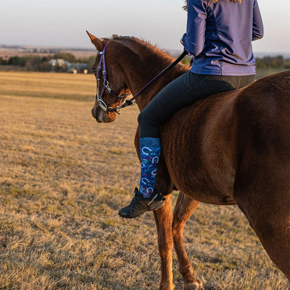 Knee High Horseshoe - Socken