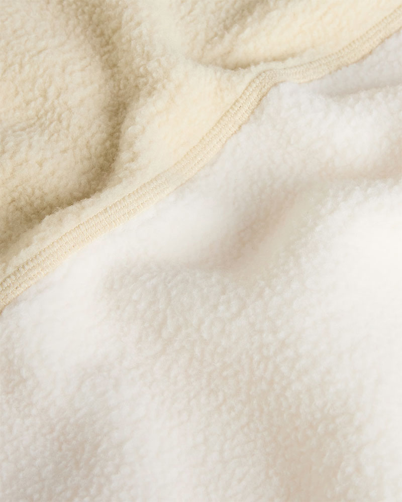 Yumiori Full Zip - Veste polaire pour femme, couleur White Dune
