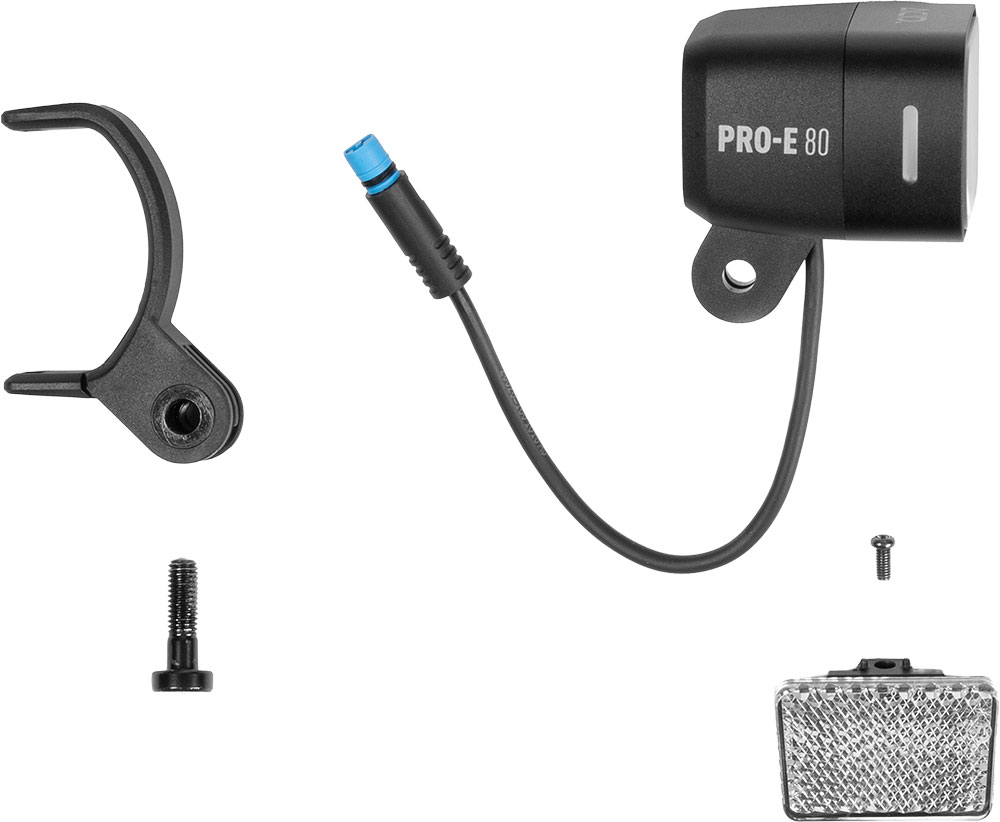 Pro-E 80 X-Connect – przedni reflektor do roweru elektrycznego