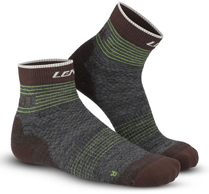 Think About Merino Outdoor 2 - Calcetines de senderismo gris/verde
