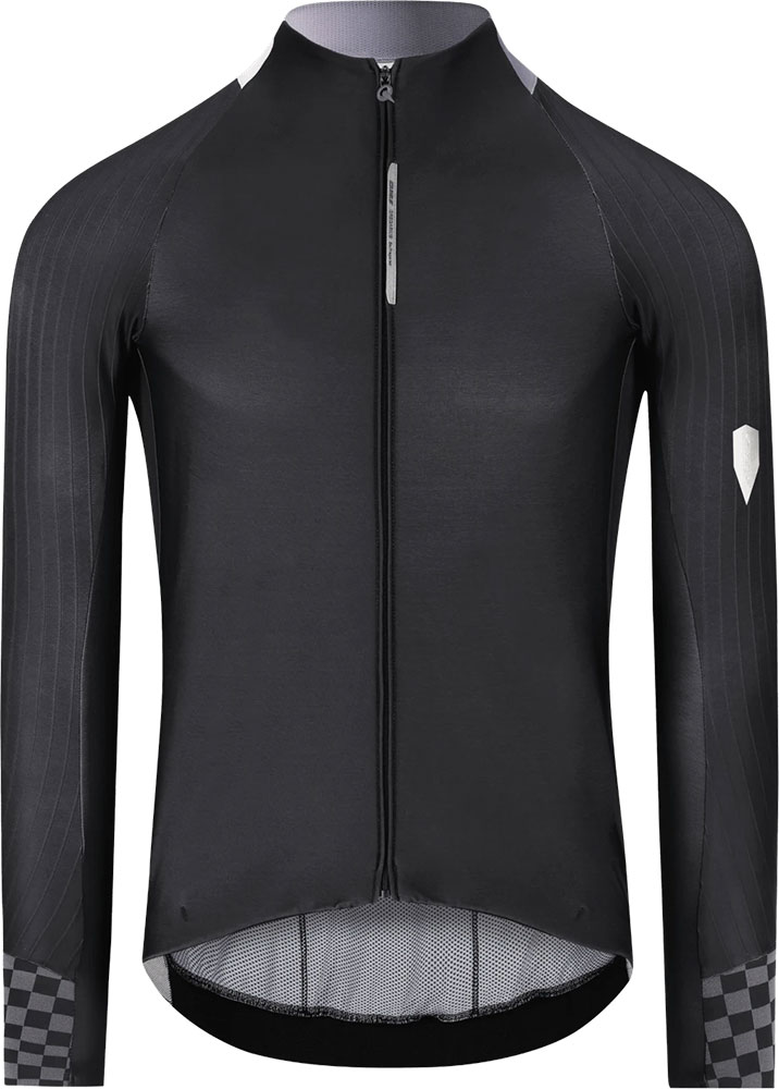 Gregarius Hybrid Collar Fade - Langarmtrikot Black