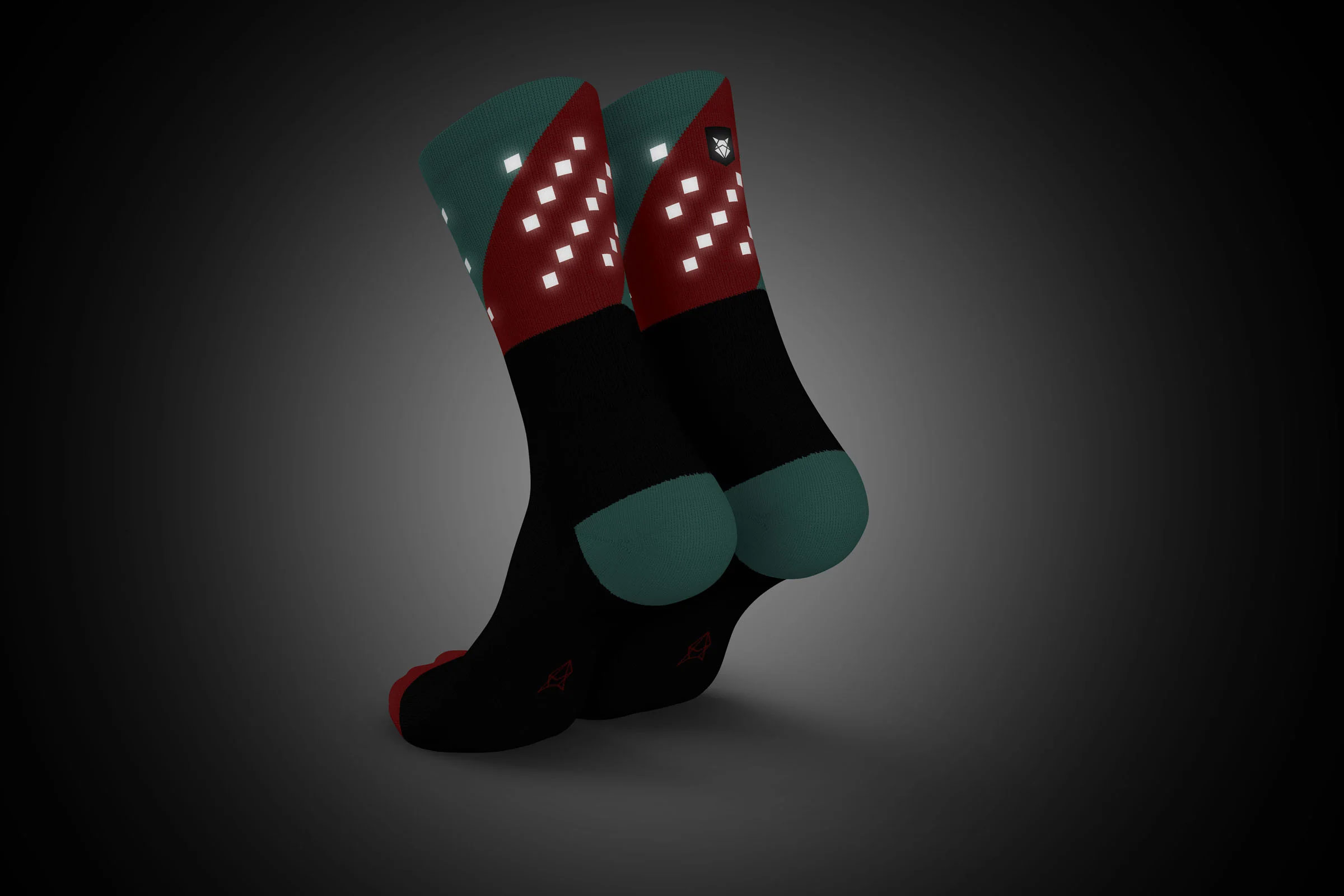 High-Viz V4 - Socken Aqua Inferno