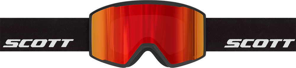Trace Pro Red Chrome - Ski Goggle Black