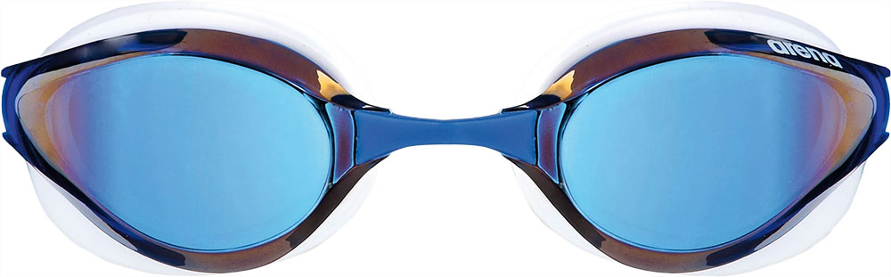 Python Mirror - Schwimmbrille Blue Mirror White