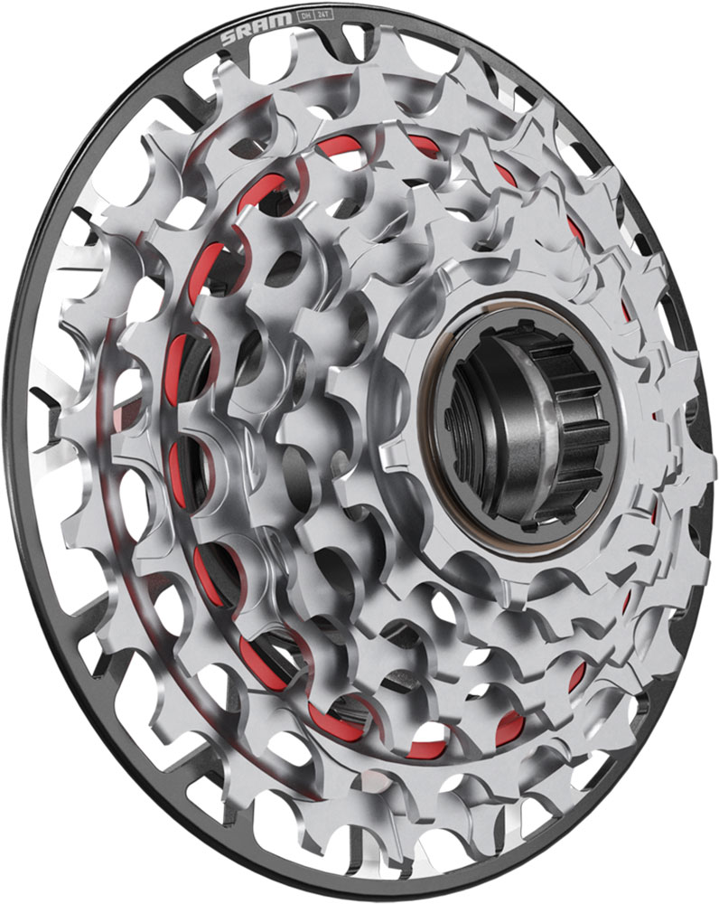 XX DH Transmission XS-797 Casete de 7 velocidades 10-24