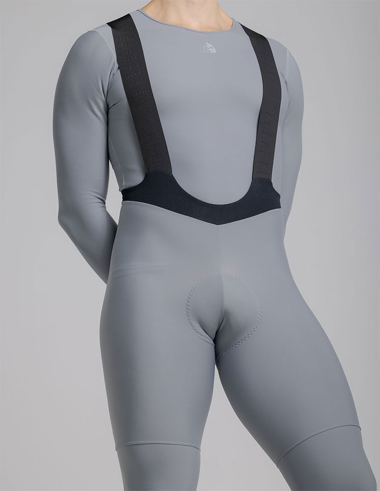 Culotte térmico Orchi con badana, color gris piedra