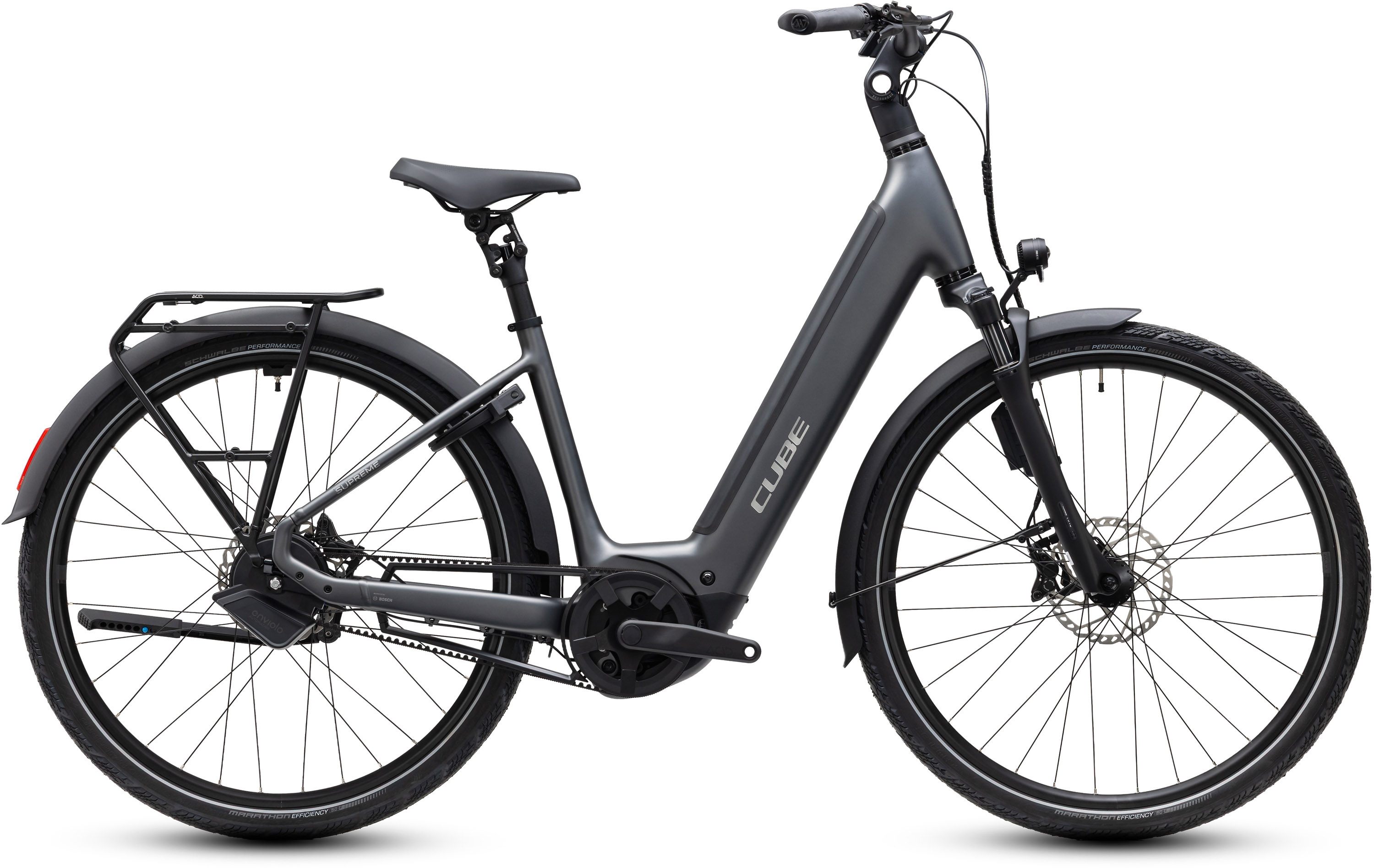 Supreme Hybrid Deluxe SLT 600 gris liso y cromo, acceso fácil
