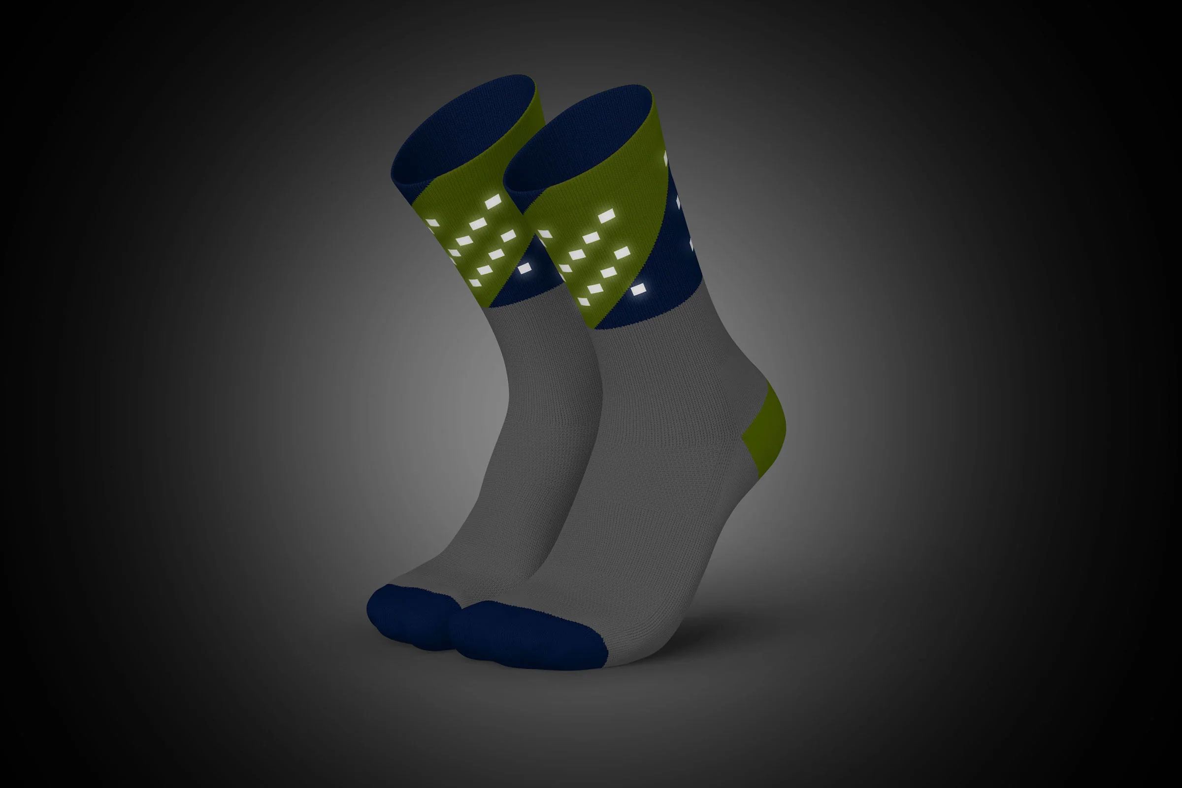 High-Viz V4 - Socken Canary Blue