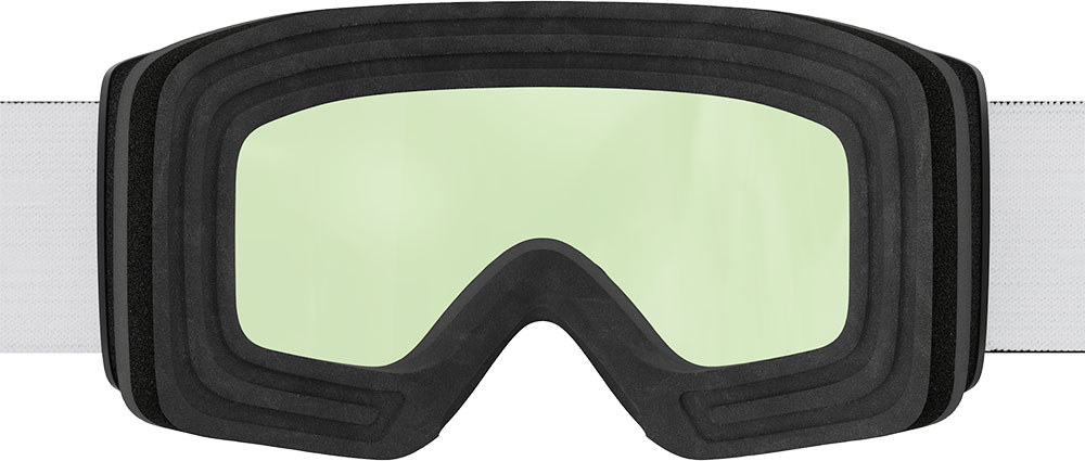 Shield AMP White Chrome - Ski Goggle White