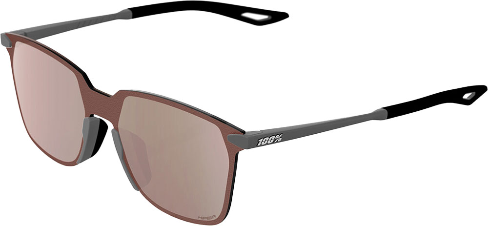 Legere Square (verres Hiper Crimson Silver Mirror) - Lunettes de sport Soft Tact Cool Gray
