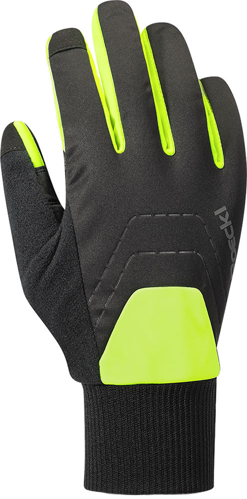 Rofan 3 - Fahrradhandschuhe Black/Fluo Yellow