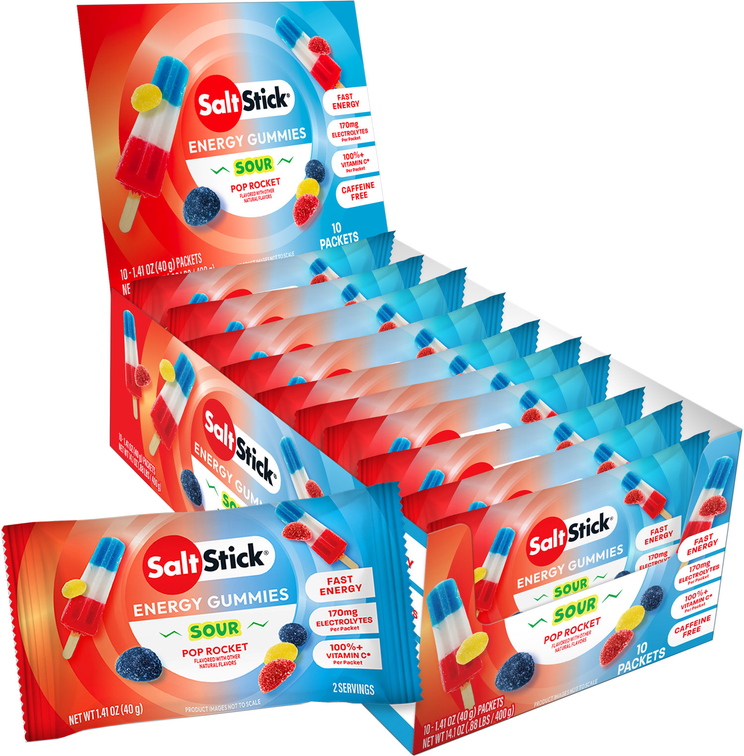 Caramelle gommose energetiche 10x40 g