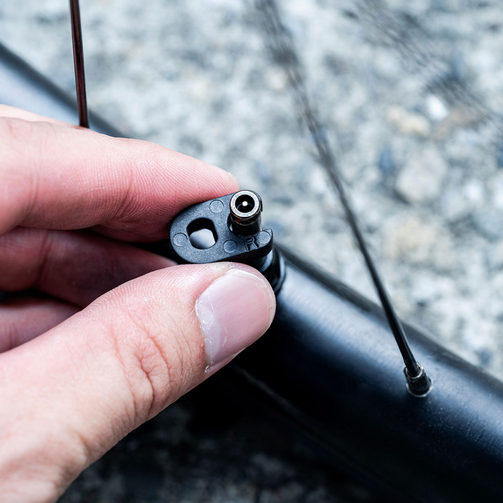 ABS Pro CLIK 90° pump head incl. Schwalbe CLIK valve cores