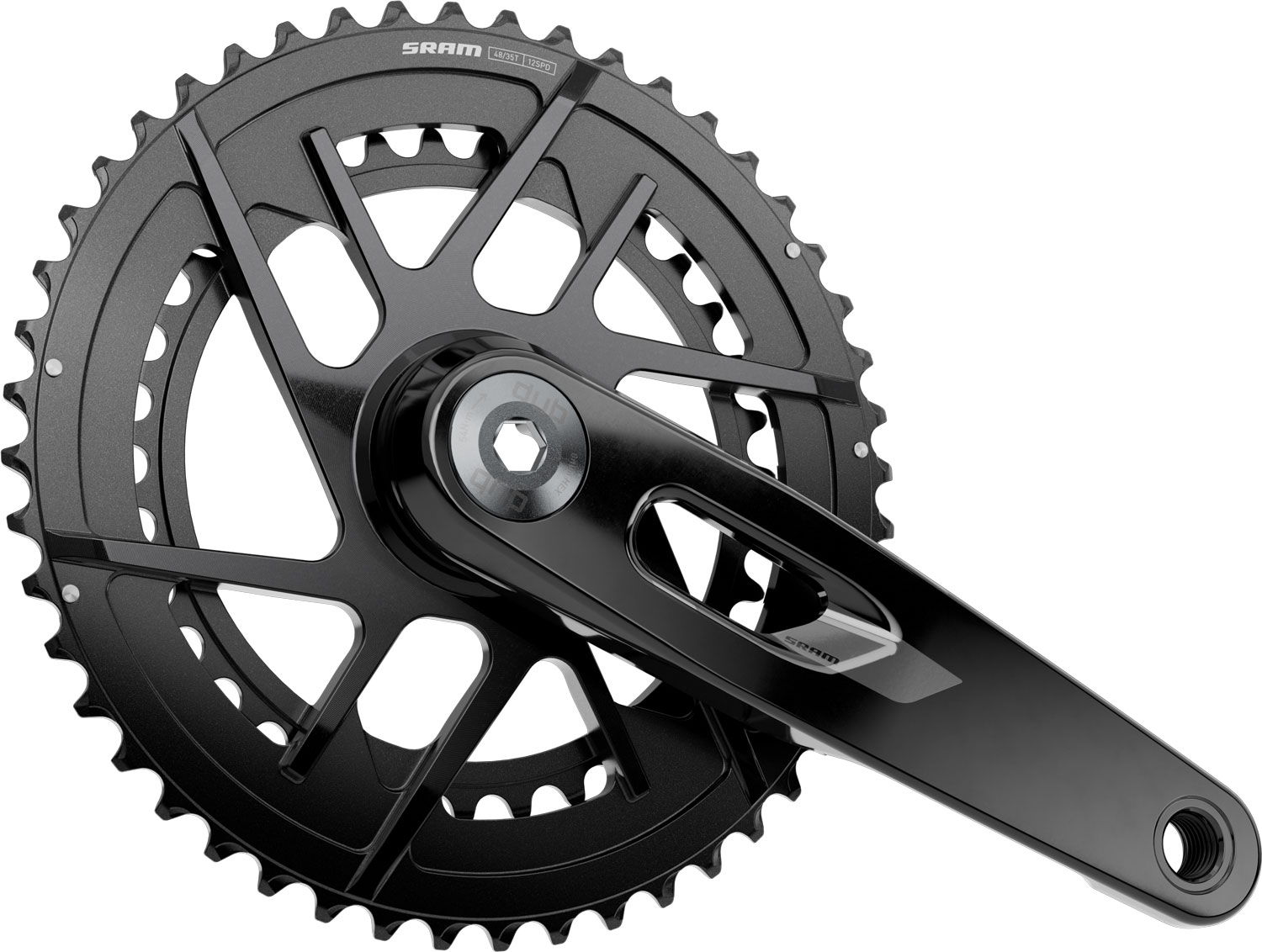 SRAM Rival E1 DUB 2x12-speed Crank 46/33T Compact Crank 2 x 12