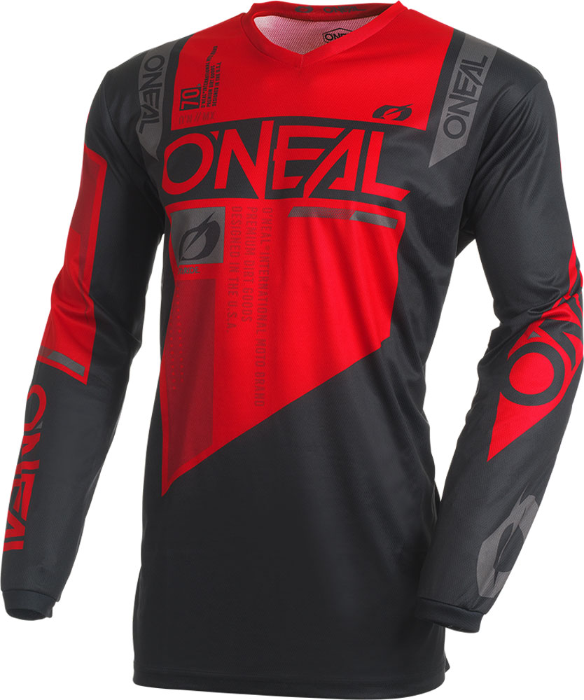 Element Factor - MTB Langarmtrikot Black/Red