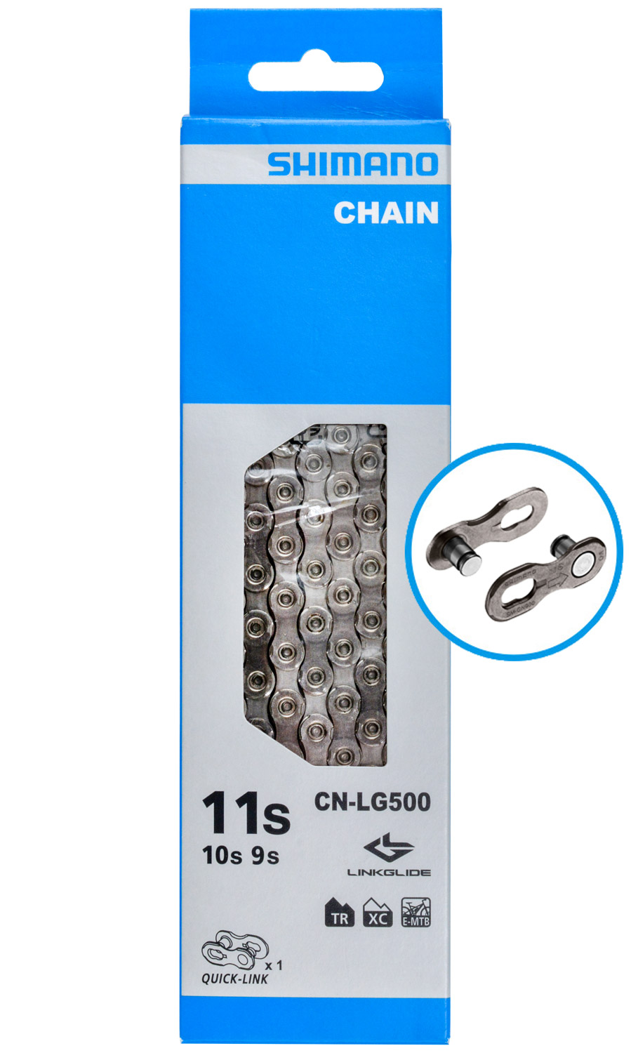 CN-LG500 Linkglide 10/11-speed Chain with Quick-Link