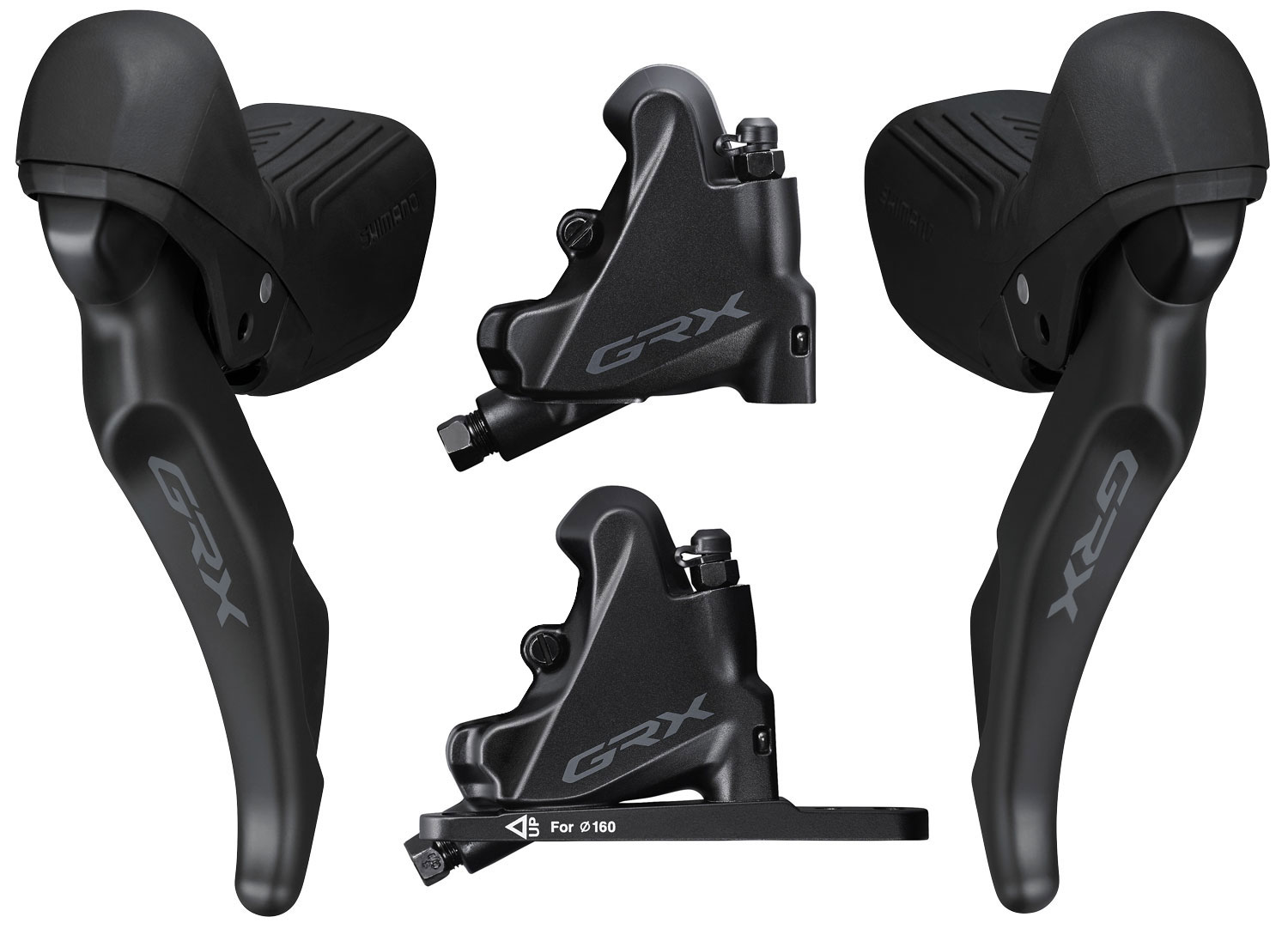 GRX RX820/610 Gruppo 2x12 velocità con freni a disco 160/160 mm
