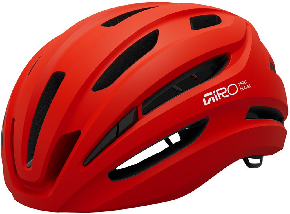 Isode II matte flame red (54-61 cm) - Road Bike Helmet