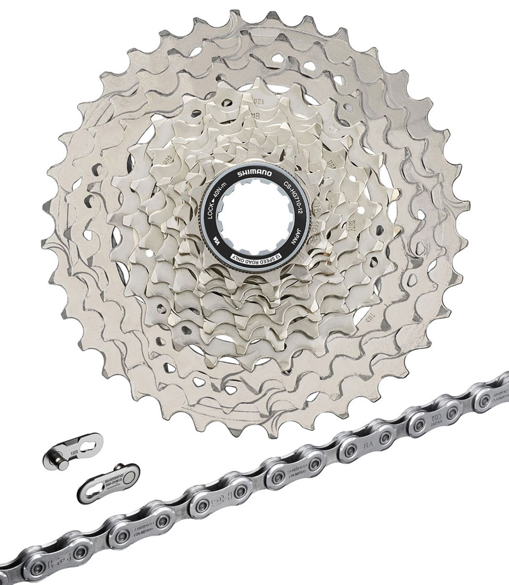 Road/Gravel CS-HG710+CN-M8100 12-fach Verschleissset 11-36