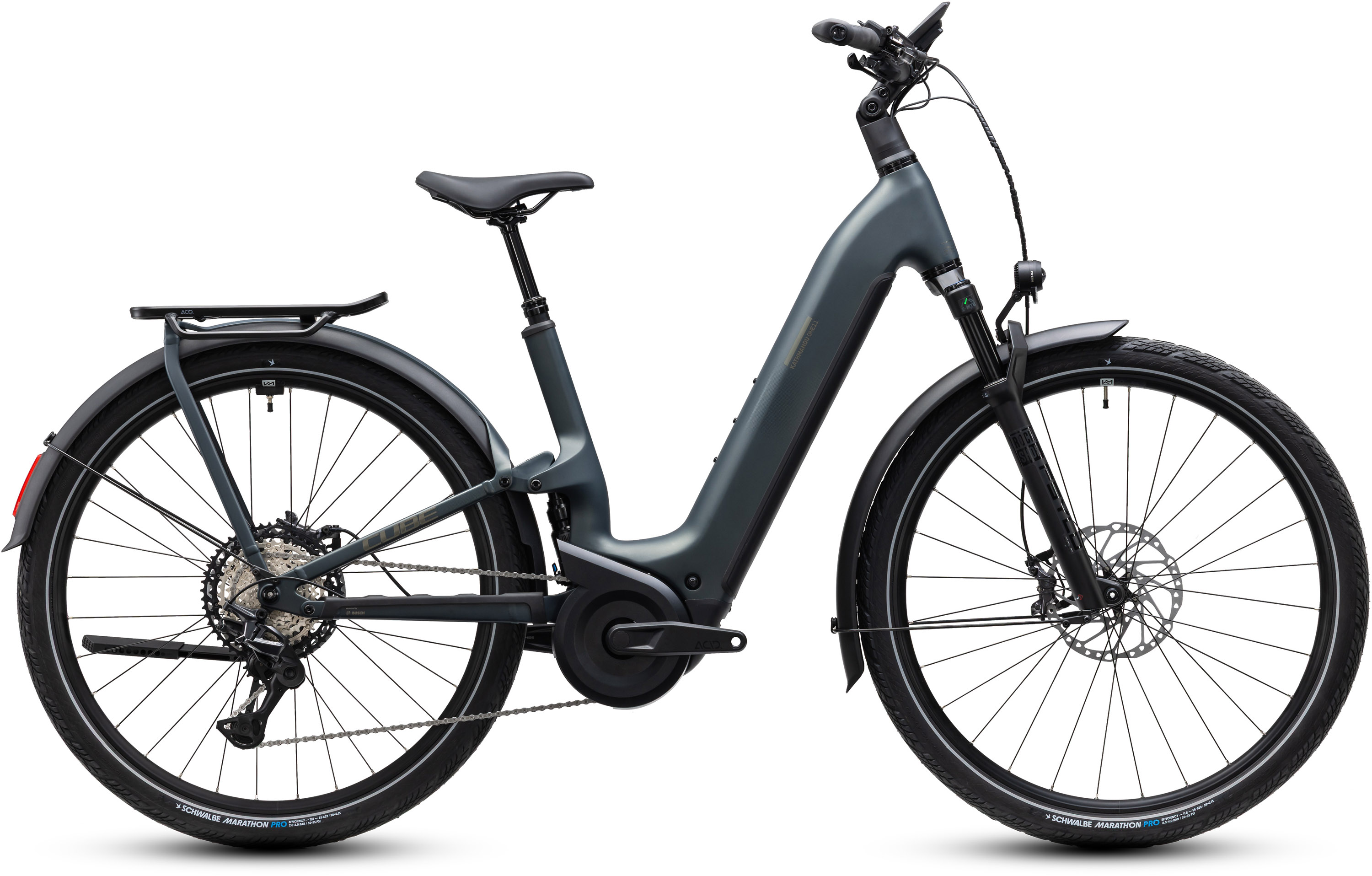 Kathmandu Hybrid ONE11 HPC SLX 800 verde sagebrush y cromo, con acceso fácil