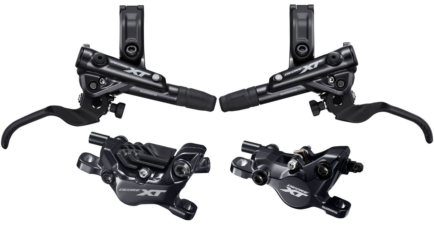 Shimano SLX BR-M7100 Hydraulic Disc Brake Set - Ice Tech Cooling Fin