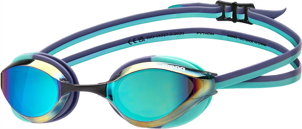 Python Mirror - Schwimmbrille Turquoise Future Dusk Water