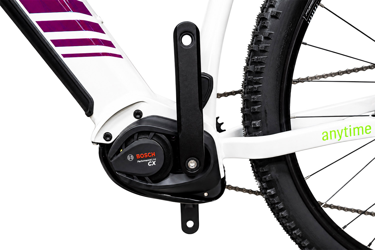 BOSCH CX 625 Grey Bordeaux E-MTB Hardtail