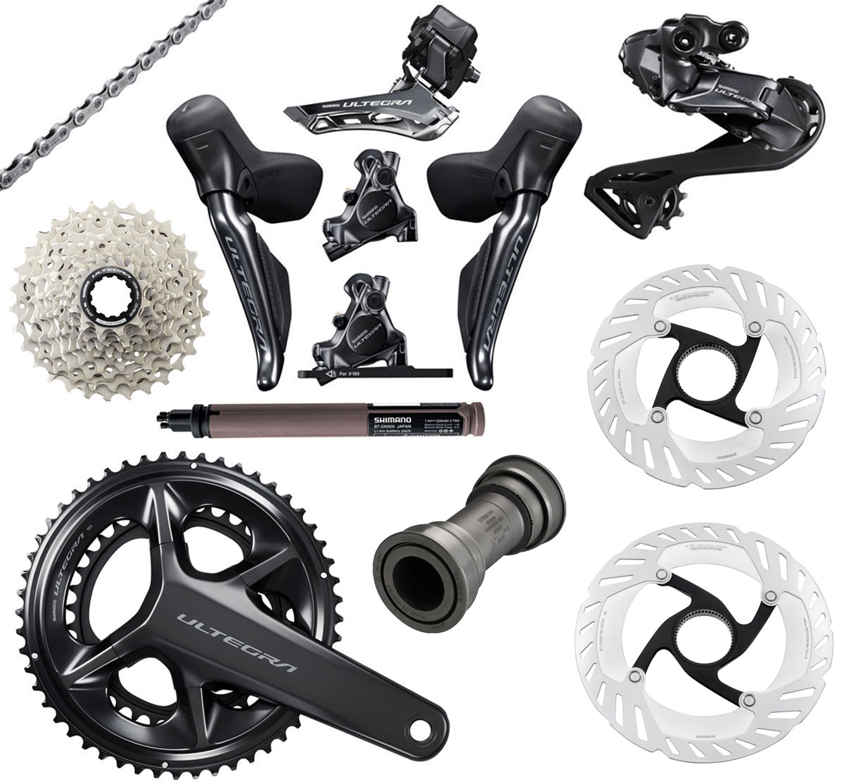 ULTEGRA Di2 R8170 2x12-speed Group Disc 140/160mm TOP DEAL