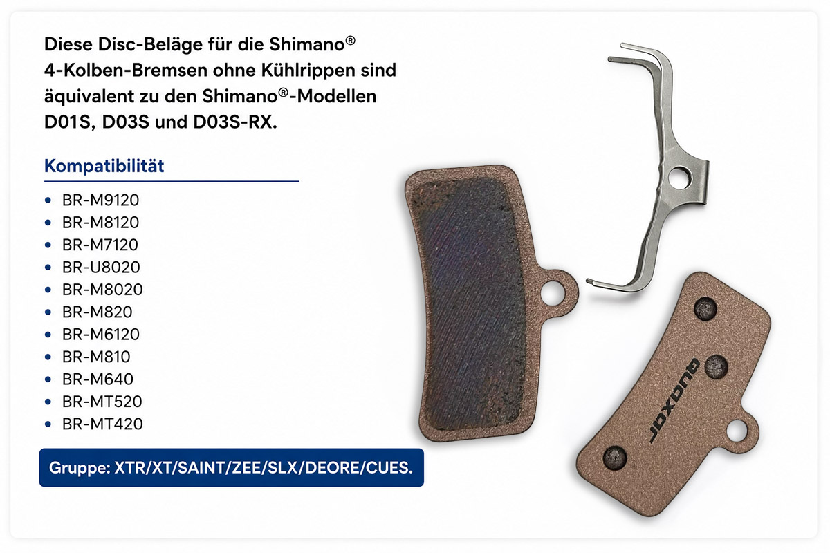 Shimano XT/SAINT/ZEE D03S E-Bike Extreme Disc Brake Pads