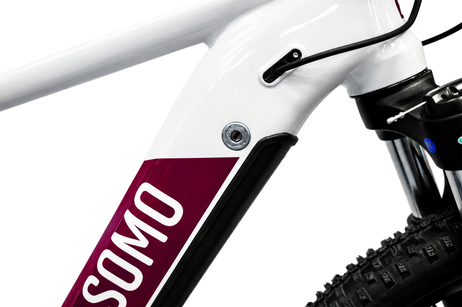 BOSCH CX 625 Grey Bordeaux E-MTB Hardtail