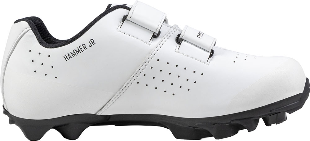 Hammer Junior - Zapatillas de MTB para niños, blanco/negro