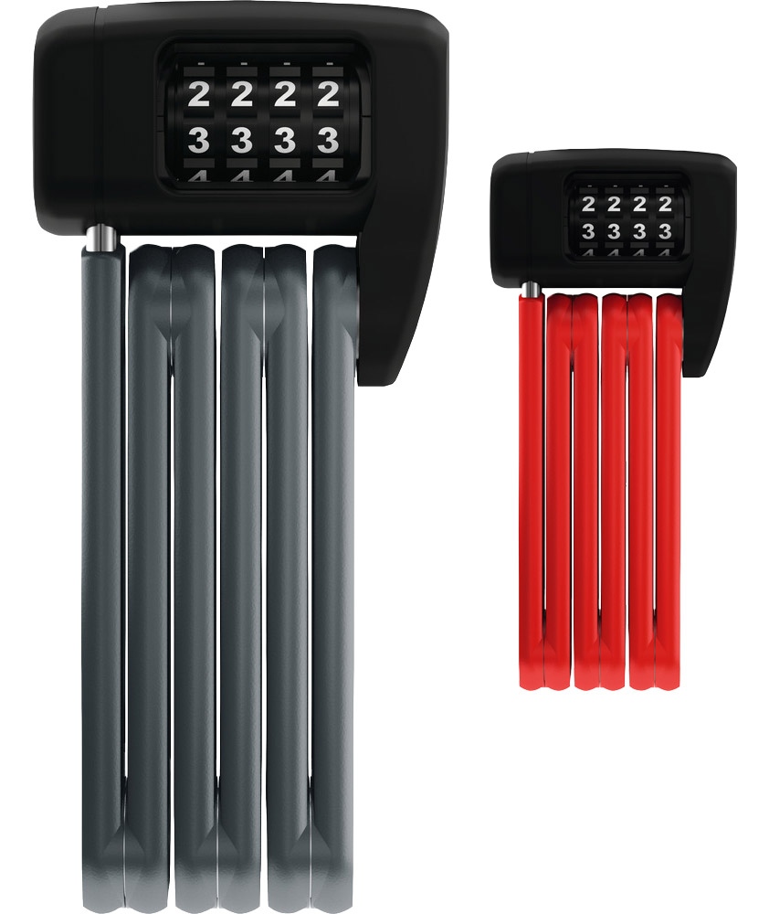 Abus Bordo Lite Mini 6055/60 Antifurto U pieghevole nero con chiave di