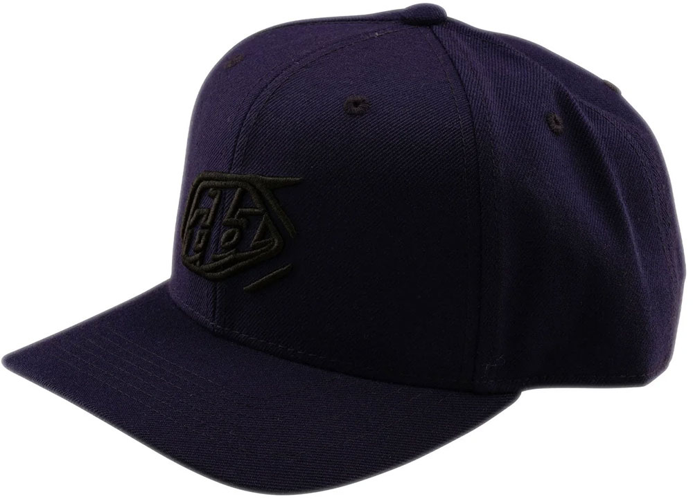 Curved Snapback Badge - Kappe Indigo